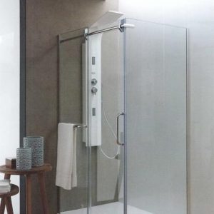 KOLPA SAN tuš kabina VIRGO TK 140 x 90 srebrni profil,prozirno staklo